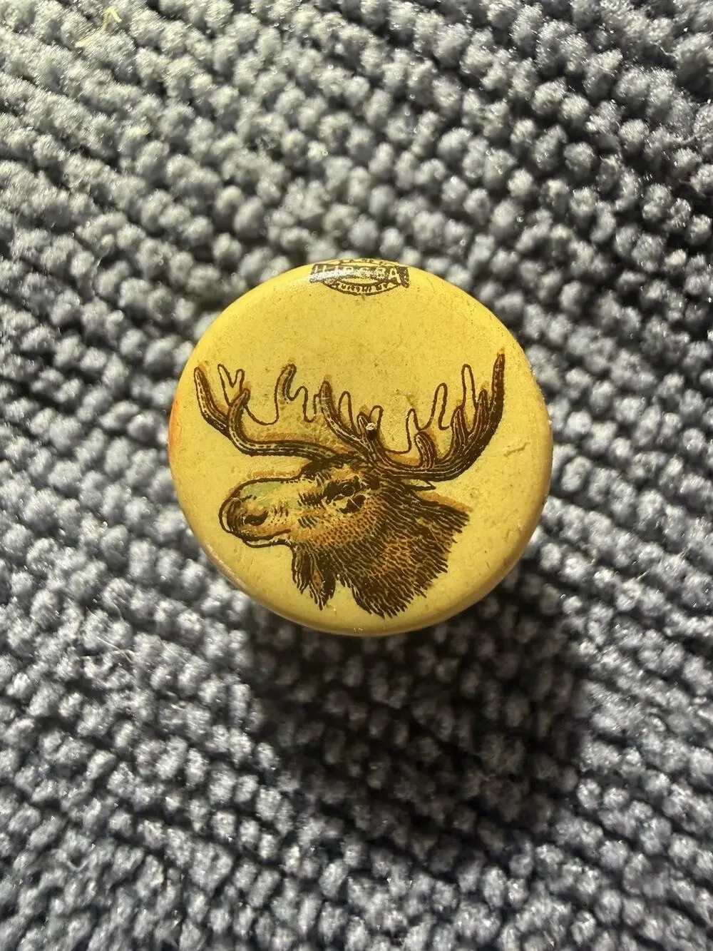 Vintage Loyal Order of Moose Lodge LIP&BA Celluloid Lapel Stud Pin
